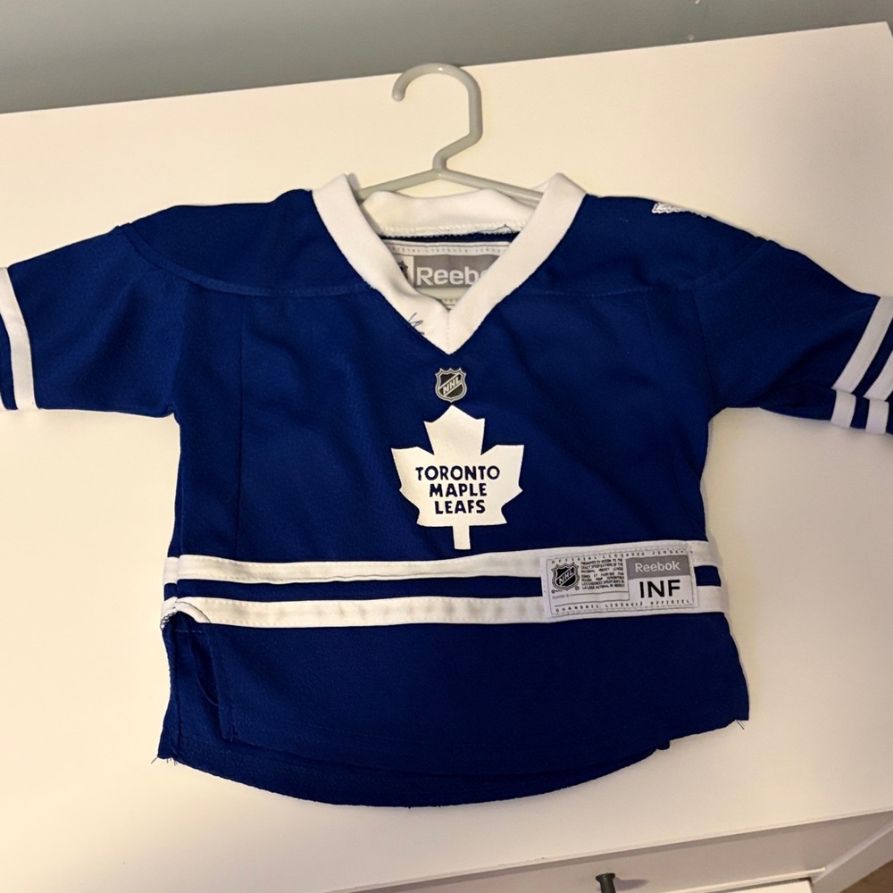 Reebok Kids Blue Maple Leafs Jersey